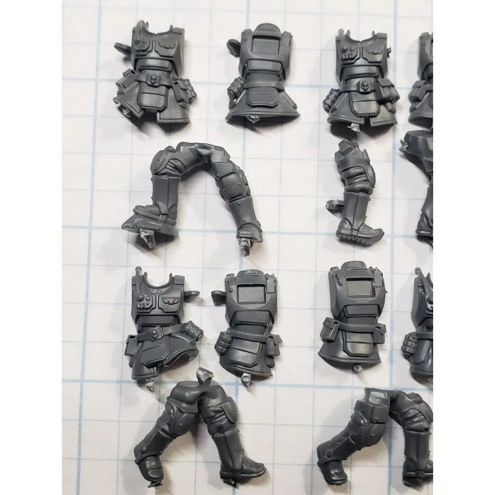 Warhammer 40k Kill Team Bits Cadian Kasrkin Trooper Torso Legs x5 Set - Picture 2 of 8